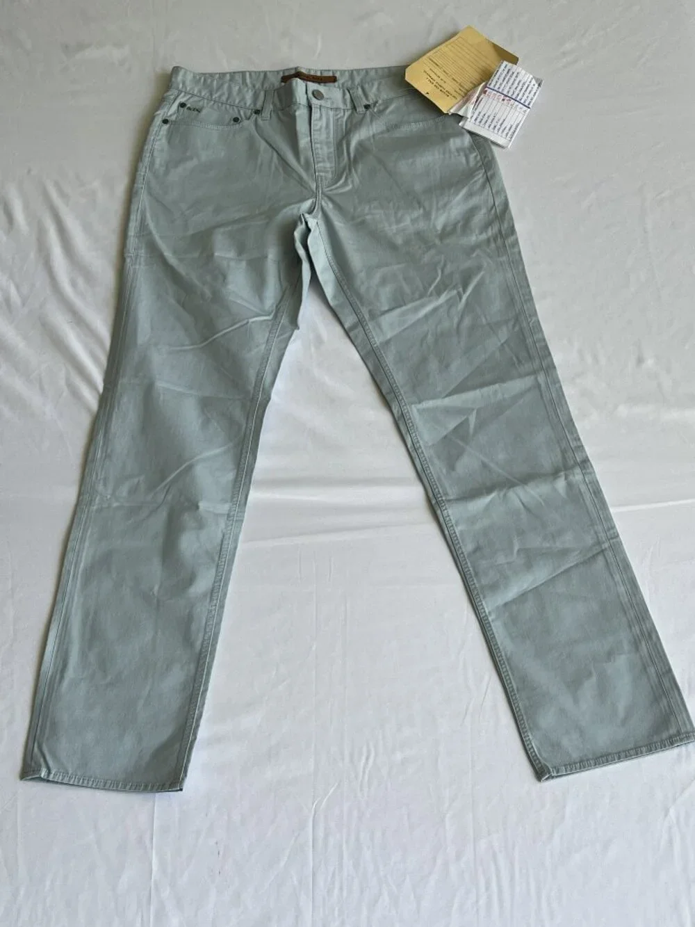 RARE Michael Kors Pre-Production Fit Sample Men's Pants Sz 32 Pale Sky NWT